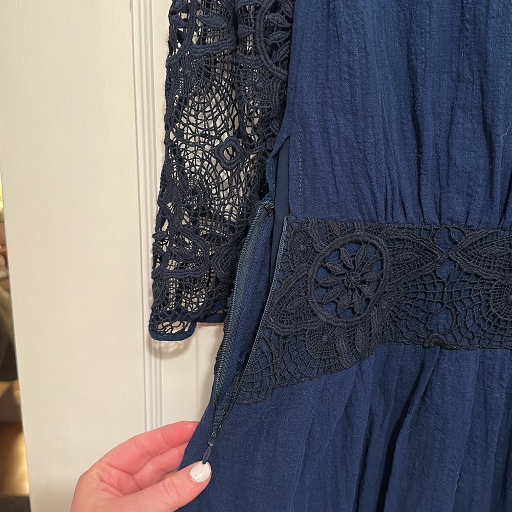Free people crochet mini dress - Picture 5 of 6
